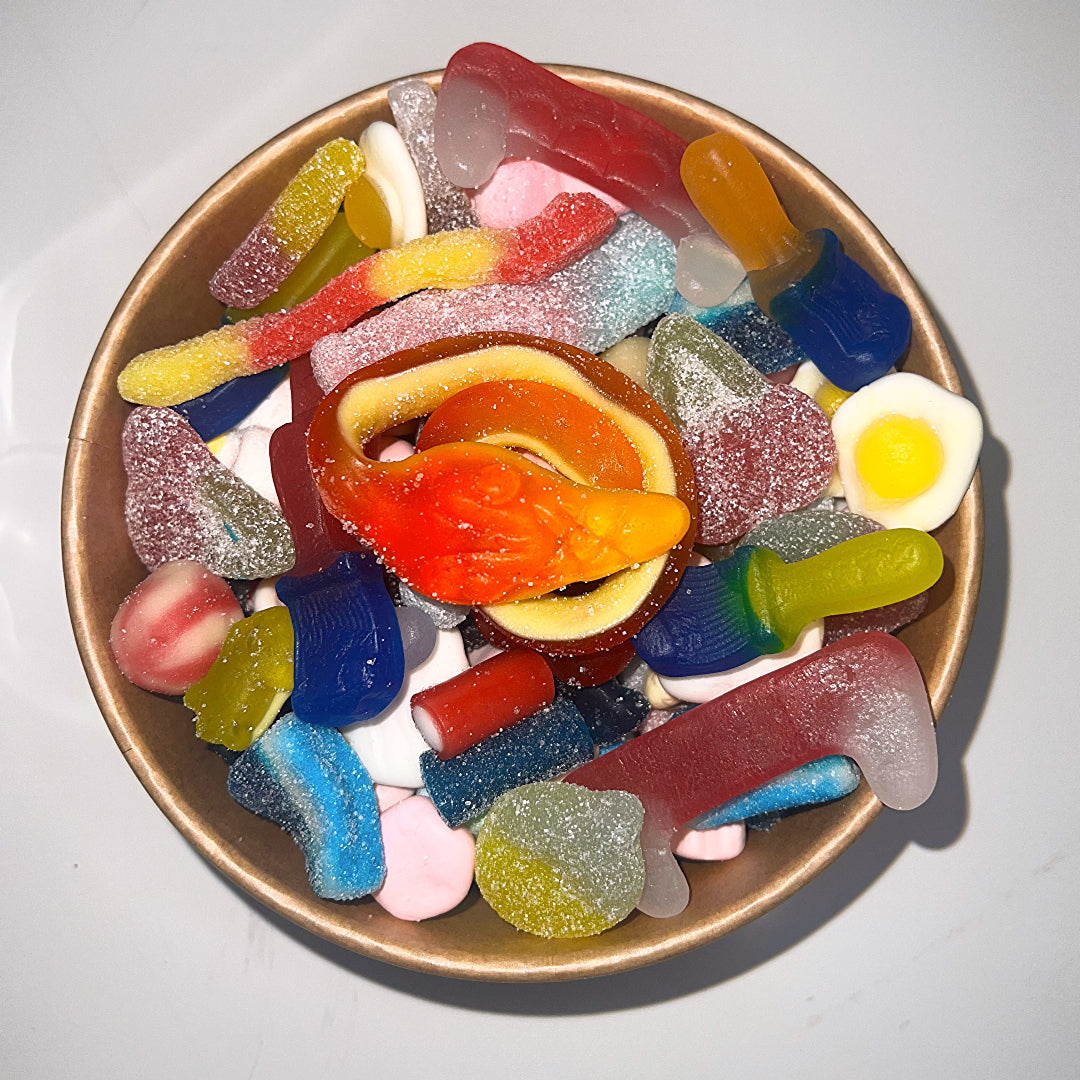 Fizzy & Non-Fizzy Candy Bowl