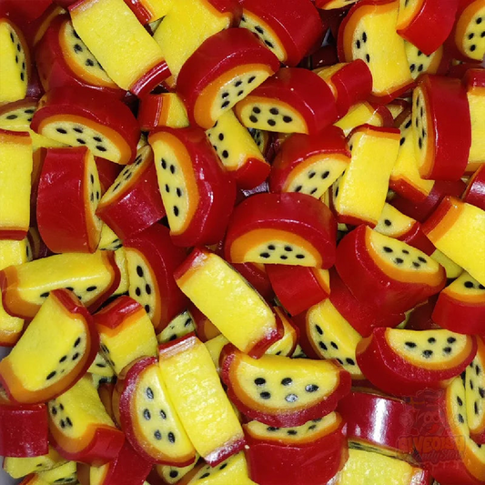 Passion Fruit Liquorice Slices